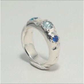 Edgy Rebellion Silver Ring